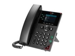 Poly VVX 250 VoIP Telefon Must