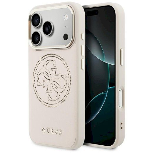 Guess Perforated 4G MagSafe üksus iPhone 17 Pro Max jaoks / roosa