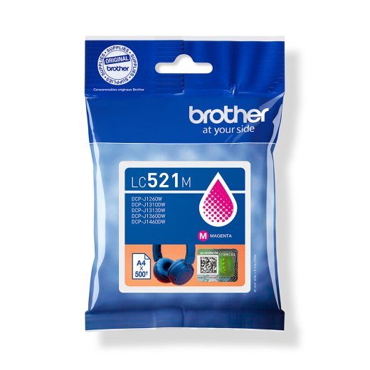 Brother LC521M maga 500-lehtpaberi tint
