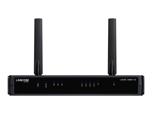 LANCOM 1800VA-4G maršrutizatorius 4 prievadų komutatorius kabelis