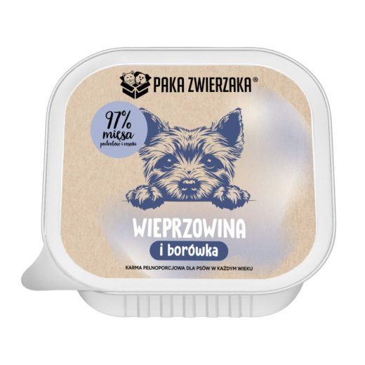 PAKA ZWIERZAKA Sealiha mustikatega Mono - märg koeratoit - 150g