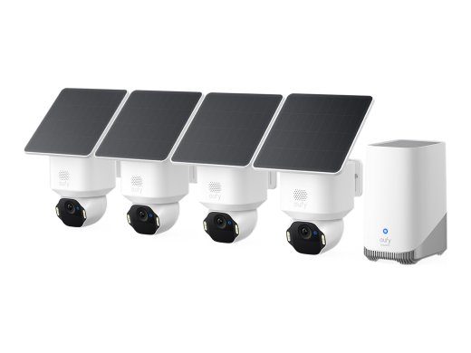 Anker Eufy SoloCam E42 4-kameras komplekt (HomeBase 3) 8 MP F/1.6 IP65 Micro SD, maks. 128