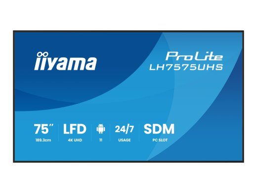 iiyama ProLite LH7575UHS-B2AG 75" 4K UHD (2160p)