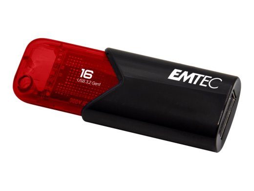 EMTEC B110 Click Easy 3.2 16GB USB 3.2 Gen 1 Mälupulk Punane