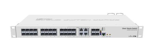 Switch MIKROTIK CRS328-4C-20S-4S+RM Type L2 Rack 1U 4x10/100/1000BASE-T/SFP combo 20xSFP 4xSFP+ 1xRJ45