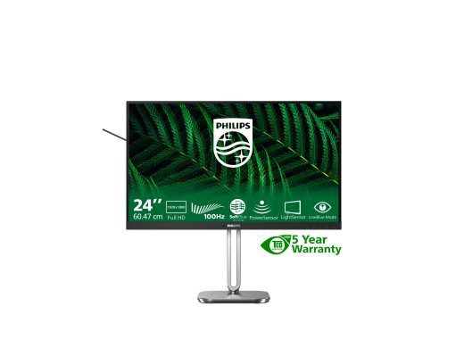 Philips 24B2G5200 24-tolline IPS 1920 x 1080 (Full HD) Monitor with VGA, HDMI, and DisplayPort, 100Hz