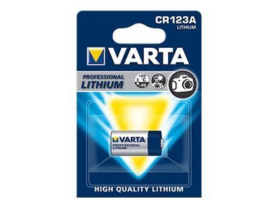 Varta CR123A 1430mAh standartinės baterijos
