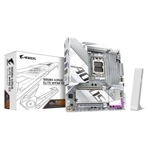 EEMALUPLAAT GIGABYTE AMD B850 SAM5 Micro-ATX Memory DDR5 Memory slots 4 B850MAELTWF6EICE1.1
