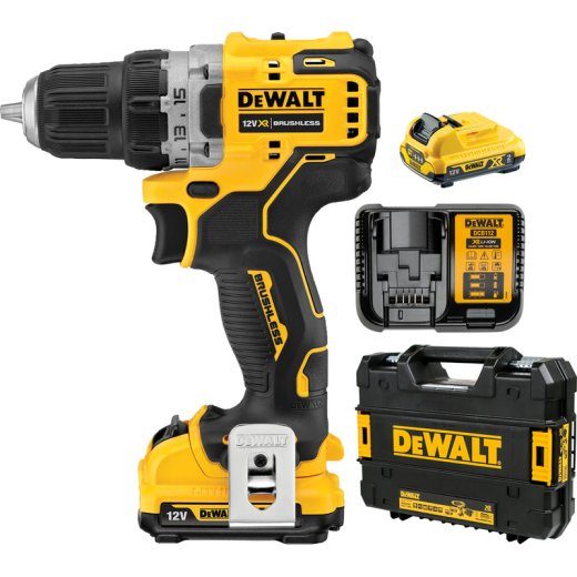 DeWALT DCD701D2-QW 1500 rpm Elektriline kruvikeeraja ja Impakt-dreell Must, Kollane