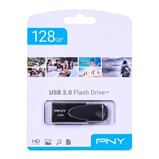 PNY Attaché 4 2.0 128GB USB tüüpi A must kiiv