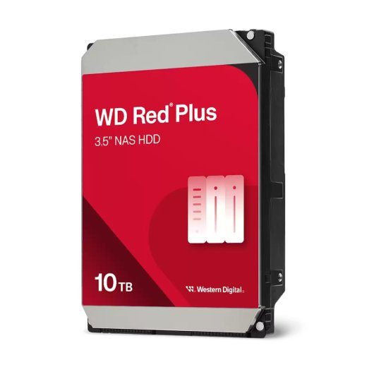 WD Red Plus 10TB 3.5'' Serial ATA-600 7200rpm kietasis diskas