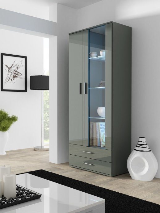 Cama vitriinkapp SOHO S6 2D2S hall/halla läige