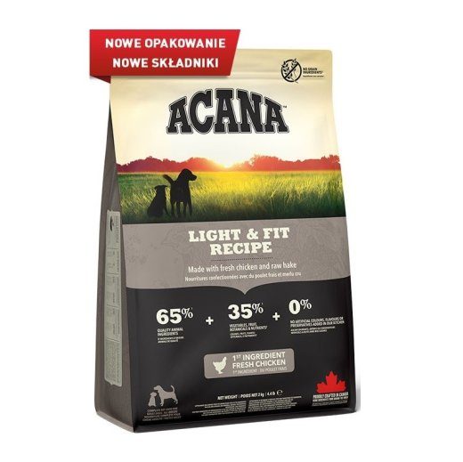 ACANA Dog Light & Fit Dry Dog Food - 2kg