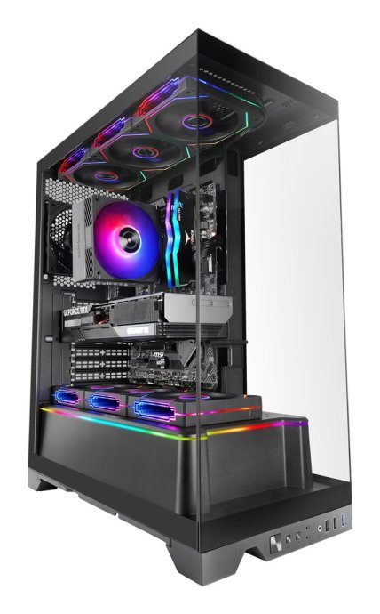 Mars Gaming MCPRISMA Midi Tower Black computer case