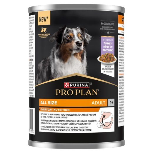 PURINA Pro Plan Everyday nutrition All size Adult Turkey in jelly - niiske koeratoit - 400g
