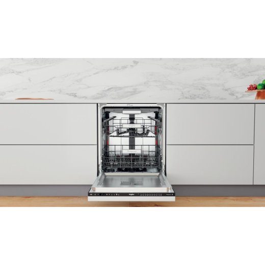 WHIRLPOOL Sisseehitatav Nõudepesumasin WIO 3P33 PL, Energiaklass D, Laius 60 cm, Looduslik kuiv, Kolmas korpus, 10 programmi