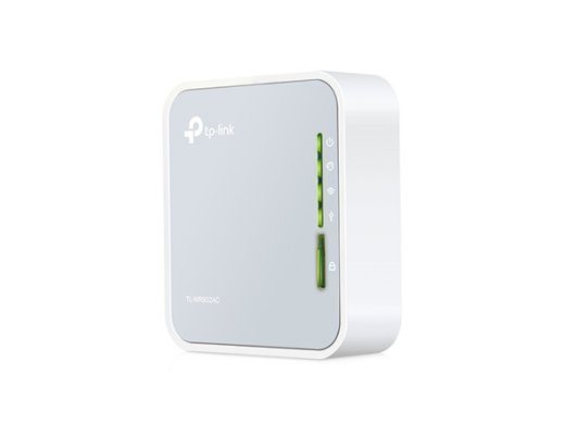TP-LINK Ruuter TL-WR902AC 802.11ac 300+433 Mbit/s 10/100 Mbit/s Ethernet LAN (RJ-45) port 1 Mesh Tugi Ei MU-MiMO Ei Mobiillaiendühendus Antenn