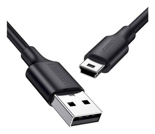 UGREEN US132 USB kaabel USB 2.0 1,5 m USB-A Mini-USB-A 0,48 Gbit/s / must