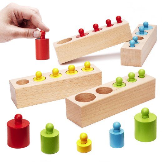 RoGer Montessori puidust tsilindrid