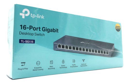 TP-Link TL-SG116 16 prievadų Gigabit jungiklis