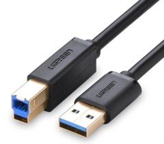 Ugreen 30753 USB-A USB-B Kaabel 1m Must