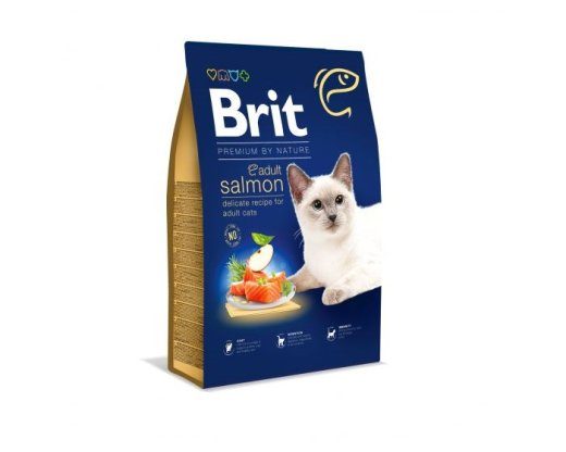 Kuivkassitoit BRIT PREMIUM BY NATURE ADULT Lõhe 1,5 kg