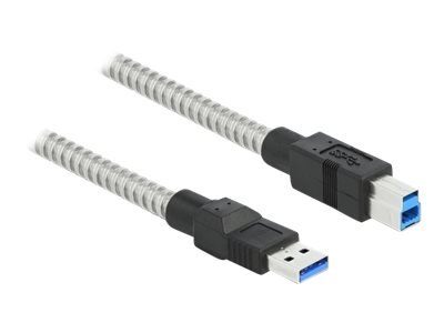 Delock USB-kaabel 50cm - hõbedane