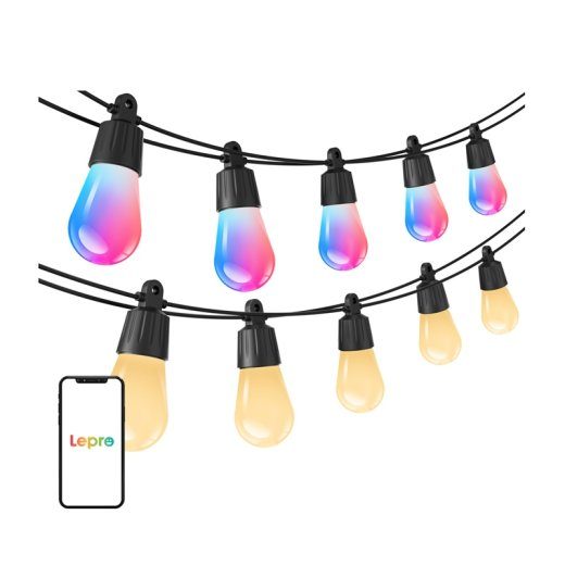 LEPRO ZB1-15 Wi-Fi ripsvlamp, 15 m