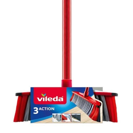 Vileda 3 Action harja - 3in1 (punane)