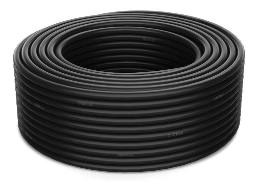 DIGITUS Professional CAT 7a S/FTP Paigalduskaabel Must RAL 9005