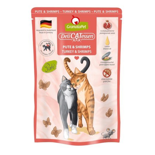 GRANATAPET DeliCATessen Turkey and Shrimp Märk Kassitoit - 85g