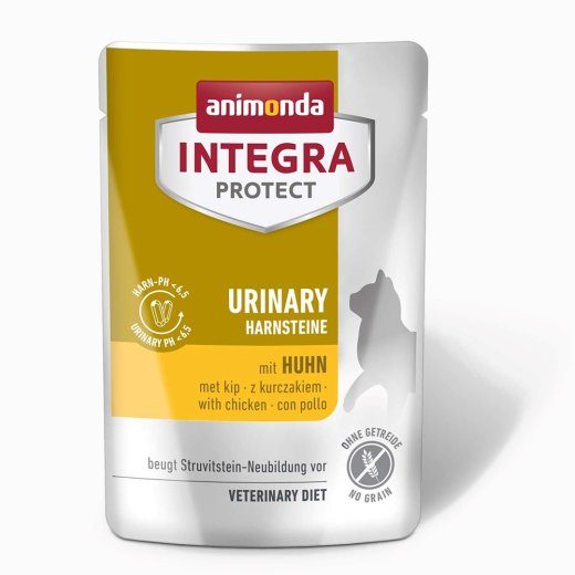 ANIMONDA Integra Protect Urinary Struvit kanaga - märgtoit kassidele - 85 g