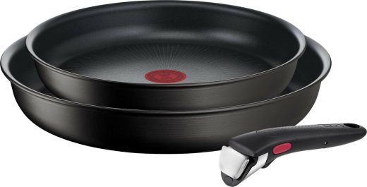 TEFAL pannide komplekt Ingenio Eco Resist L3979102 Praimise läbimõõt 24/28 cm Halogeen, induktsioon, klaaskeraamika, gaas, elekter Sobib induktsioo...