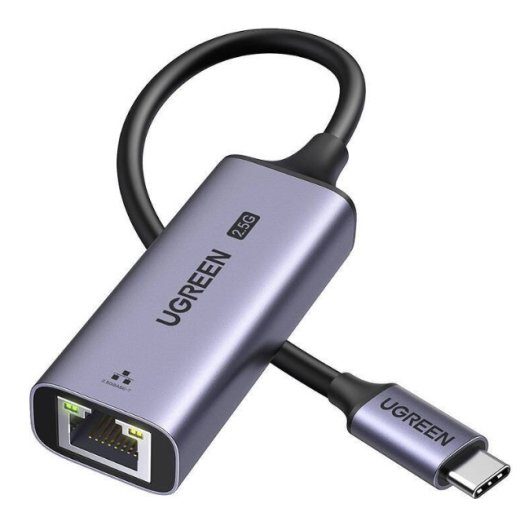 UGreen USB‑C kuni RJ45 2.5 Gbps Ethernet adapter