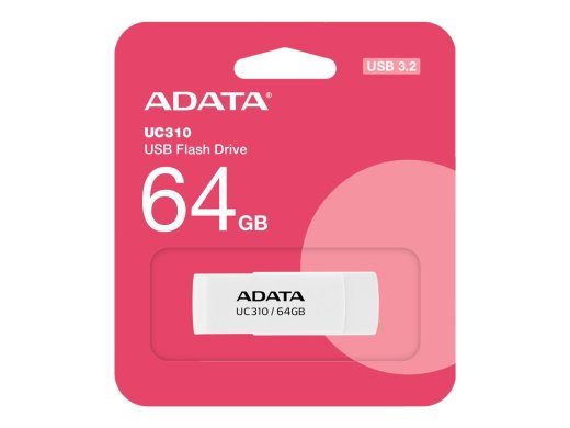 ADATA UC310 64GB USB 3.2 Gen 1 balta