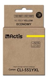 Actis KC-551Y Ink (replacement for Canon CLI-551Y; Standard; 12 ml; yellow)