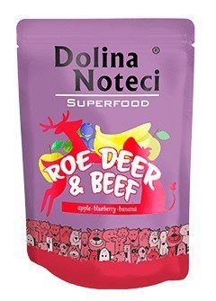 Dolina Noteci Superfood Metskitse ja veiselihast märgkoeratoit - 300g