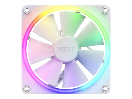 NZXT F Series F120 RGB DUO Ventilaator 120mm Valge