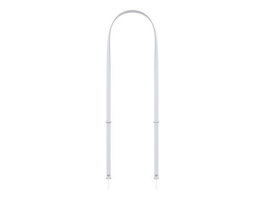 Apple Crossbody Strap - Light Gray Apple