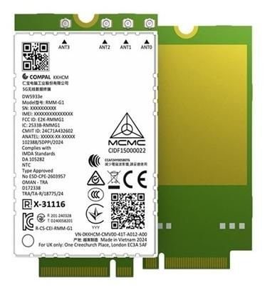 Dell belaidis DW5933E vidinis belaidis mobilusis modemas