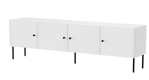 4D RTV kapi PALAZZO BIS 201x40x60 valge matt