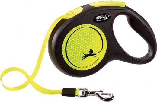 FLEXI New Neon M - väljalastav rihm - 5 m