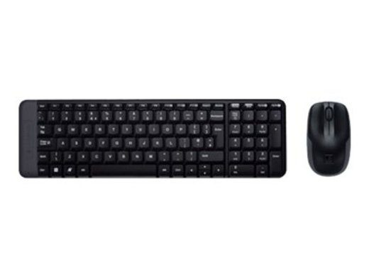 Logitech Keyboard and Mouse Set MK220 - US Layout - Black
