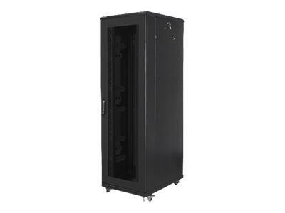 Lanberg Ruumi kapp 19" vaba seisev 42U/800x800 (tasapakk) võrgustiku uksega FF01-8842-23B Must