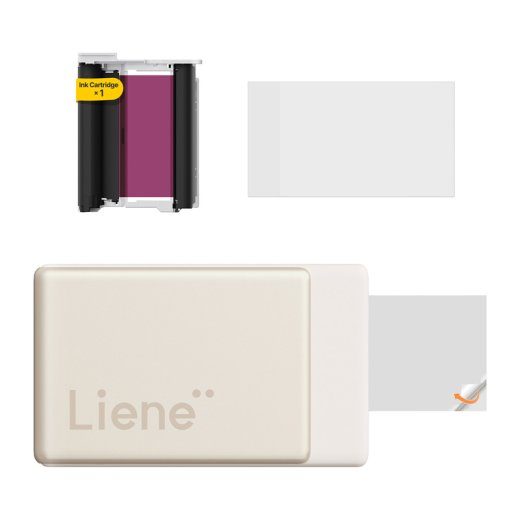 Liene Pearl N200 Pro nešiojamas nuotraukų spausdintuvas 2x3" (auksinė)