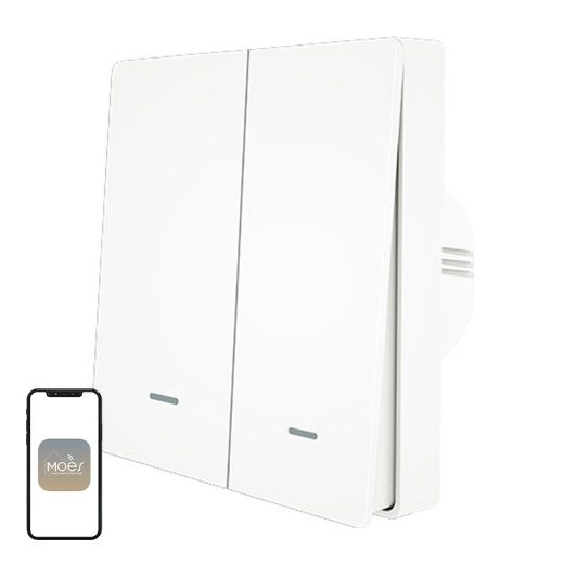 MOES ZS-B-EU2 ZigBee 2-kanaliline valguslüliti