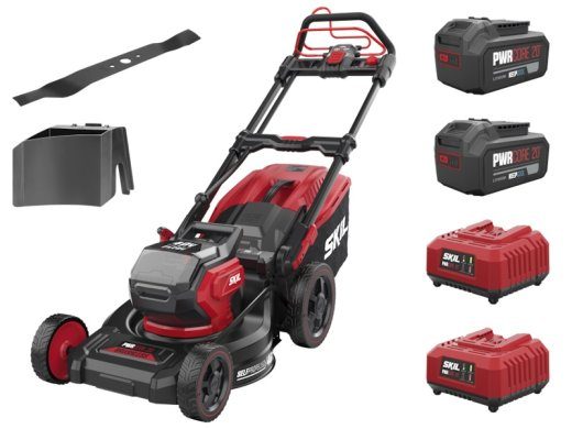 Skil GM1E0151BA elektriline muruniiduk 46 cm lõikamislaius 2x4Ah