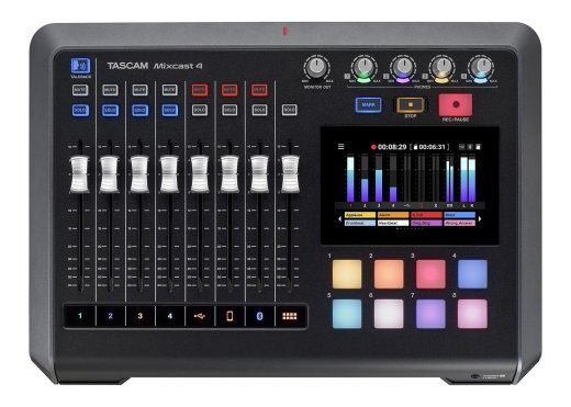 Tascam Mixcast 4 podcasti salvestamise segamispult