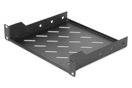 Digitus 1U fikseeritud riiul DN-10-TRAY-2-B Ideaalne koostisosade hoidmiseks, mis ei sobi 254 mm (10') sobivaks. Slim disain, mis võtab kohta 1 hei