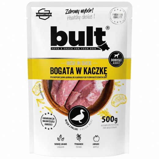 BULT Rich in Duck – märg koeratoit – 500 g